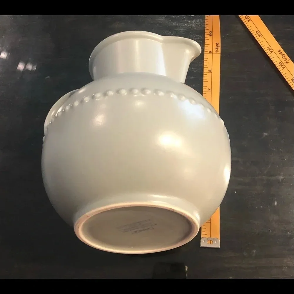 Dansk Matt Glaze Bulbous Pitcher MCM Modern Farmhouse Decor